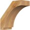Ekena Millwork 6"W x 14"D x 14"H Imperial Rough Sawn Knee Brace, Western Red Cedar BRC06X14X14IMP00RWR - alternate 1